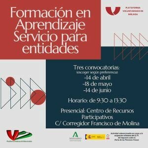 formación en aprendizaje servicio para entidades,