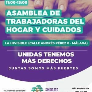 ASAMBLEA TRABAJADORAS HOGAR Y CUIDADOS